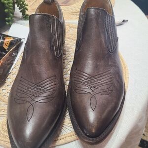 Frye Dark Brown Leather Boots